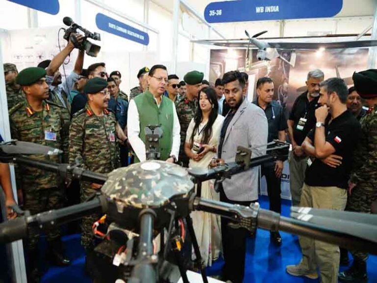 हमारी सरकार उत्तराखण्ड को ड्रोन एवं रक्षा विनिर्माण के क्षेत्र में अग्रणी बनाने की दिशा में गंभीरता से कार्य कर रही हैं–सीएम धामी