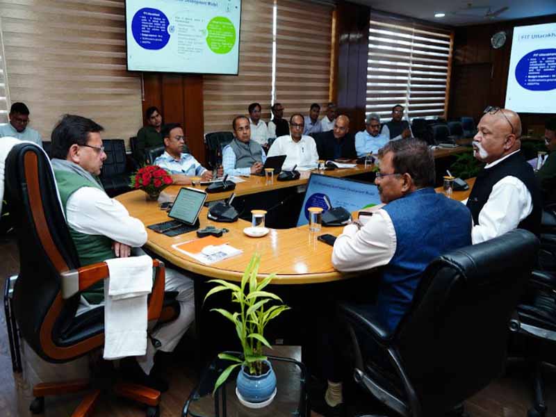 फिट उत्तराखण्ड अभियान के लिए 15 दिन के अन्दर पूरा एक्शन प्लान बनाया जाए-मुख्यमंत्री पुष्कर