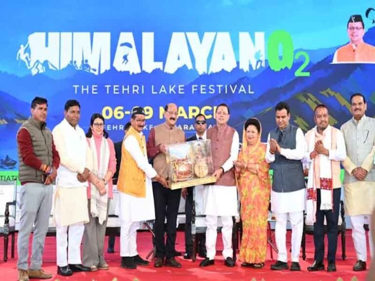 टिहरी लेक फेस्टिवल शुरू, सीएम नेे की घोषणा-कोटी कालोनी-नई टिहरी रोपवे निर्माण होगा