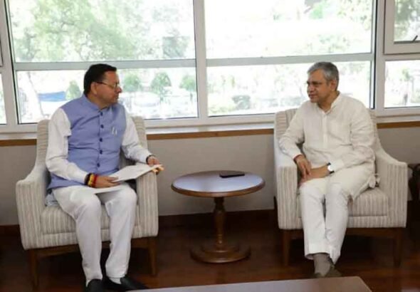 मुख्यमंत्री ने केंद्रीय मंत्री से भेंट कर रेल एवं ‘डिजिटल कुम्भ 2027’ पर की चर्चा