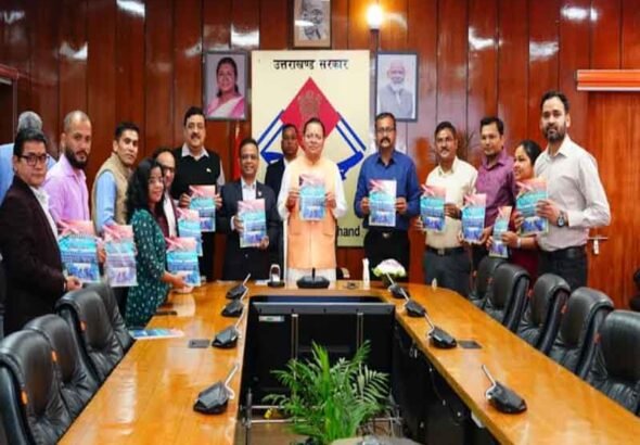 मुख्यमंत्री पुष्कर सिंह धामी ने उत्तराखण्ड सचिवालय बैडमिंटन क्लब द्वारा प्रकाशित स्मारिका “प्रयास बेहतर कल के लिए” का किया विमोचन