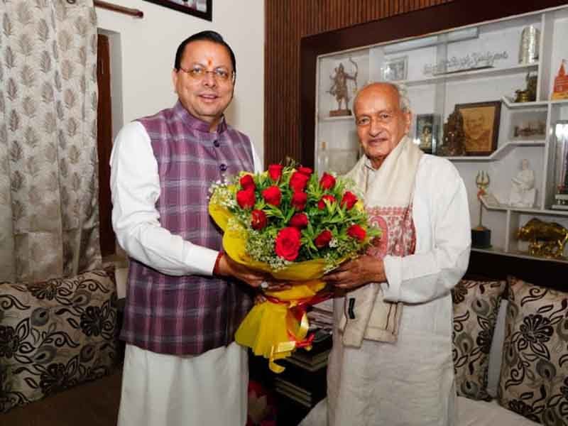 भगत सिंह कोश्यारी को पद्म भूषण से सम्मानित किया जाना न केवल उत्तराखण्ड बल्कि पूरे देश के लिए गौरव का विषय-मुख्यमंत्री धामी