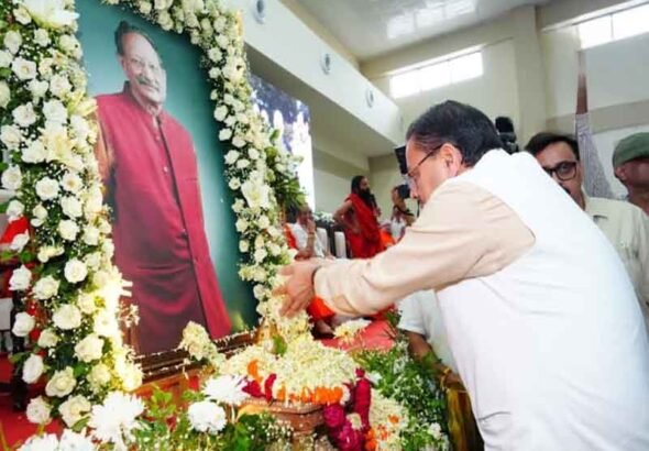 मेजर जनरल (सेवानिवृत्त) भुवन चंद्र खण्डूड़ी का व्यक्तित्व बहुआयामी था-मुख्यमंत्री धामी