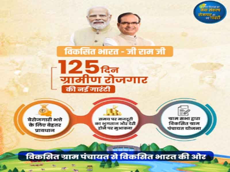 प्रदेश में शुरू हुई विकसित भारत – जी राम जी योजना