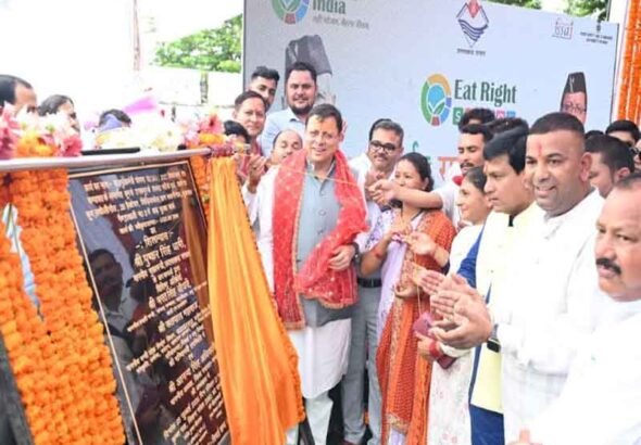 मुख्यमंत्री धामी ने ₹ 65.95 करोड़ की बाढ़ सुरक्षा परियोजनाओं का किया शिलान्यास, कहा-शारदा तटबंध आने वाली पीढ़ियों के सुरक्षित भविष्य की मजबूत नींव बनेगा