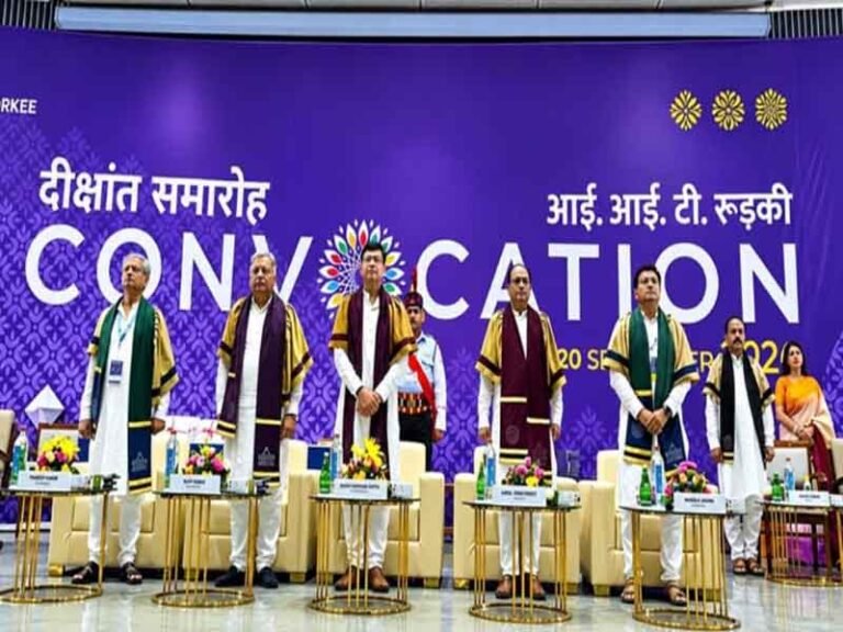 आईआईटी रुड़की दीक्षांत समारोह 2026 में उच्च शिक्षा, शोध और नवाचार की उपलब्धियों का जश्न