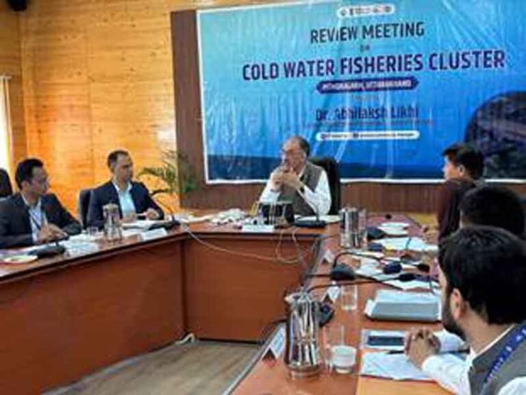 Uttarakhand Becomes the First State in the Himalayan Region to Export Trout to Nepal and first state to supply in ITBP